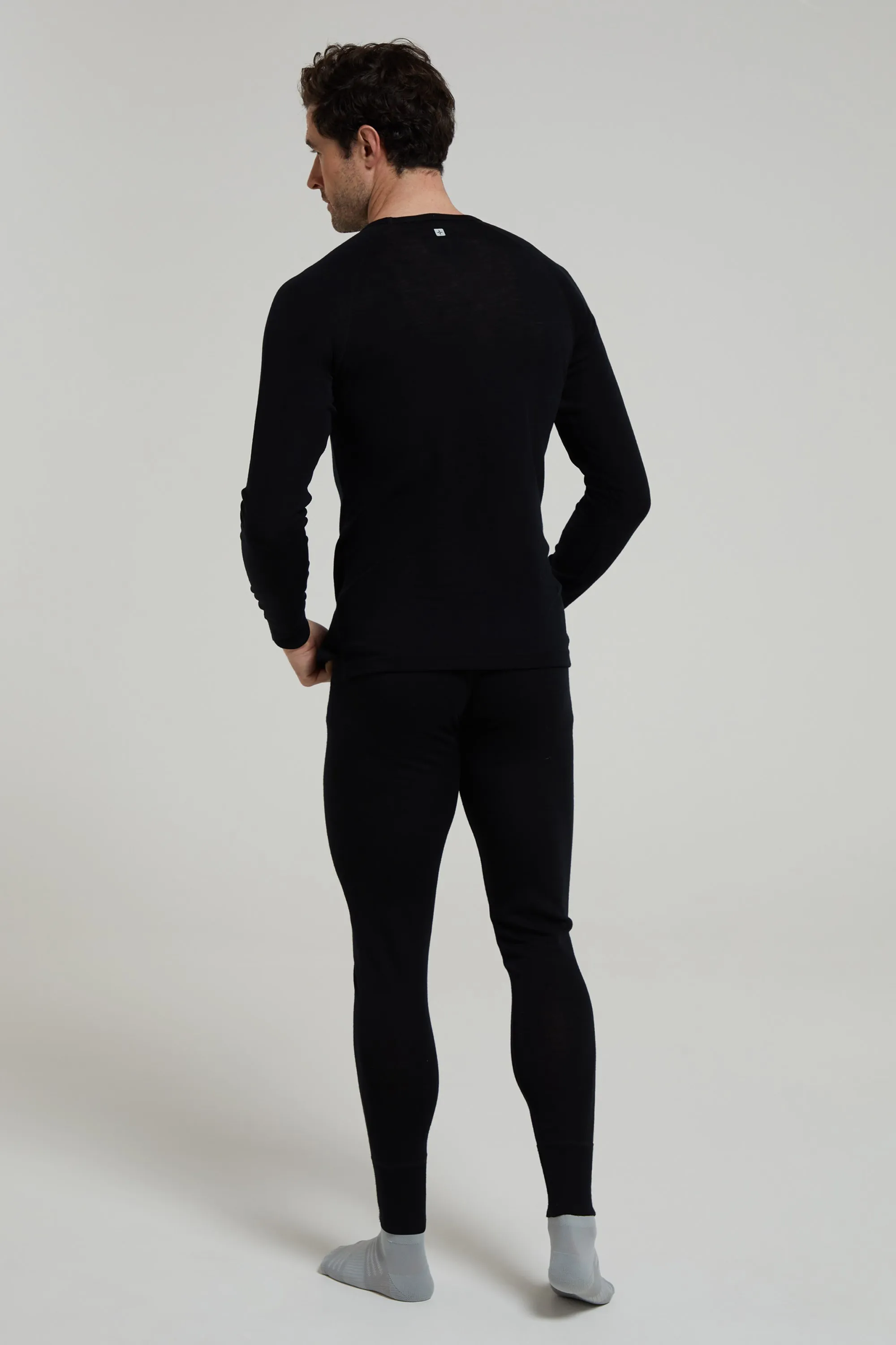 Top térmico de lana merino para hombre