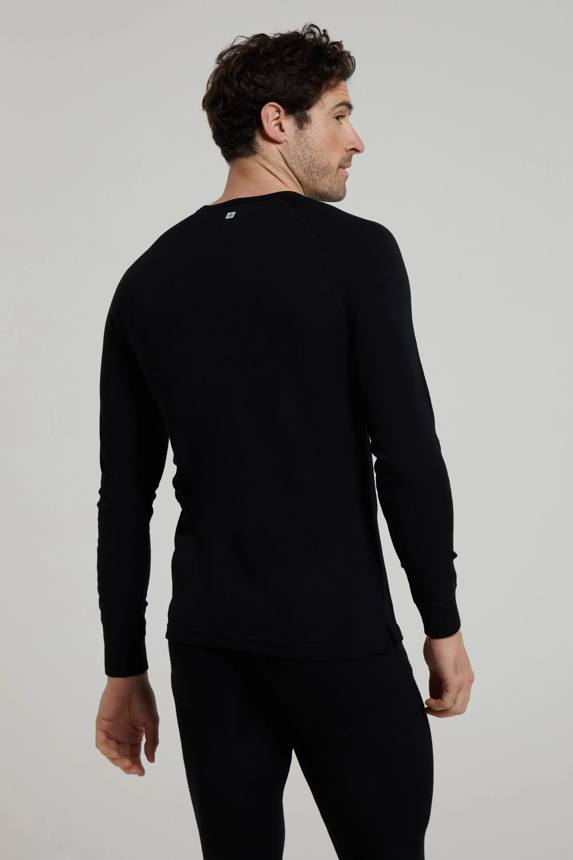 Top térmico de lana merino para hombre