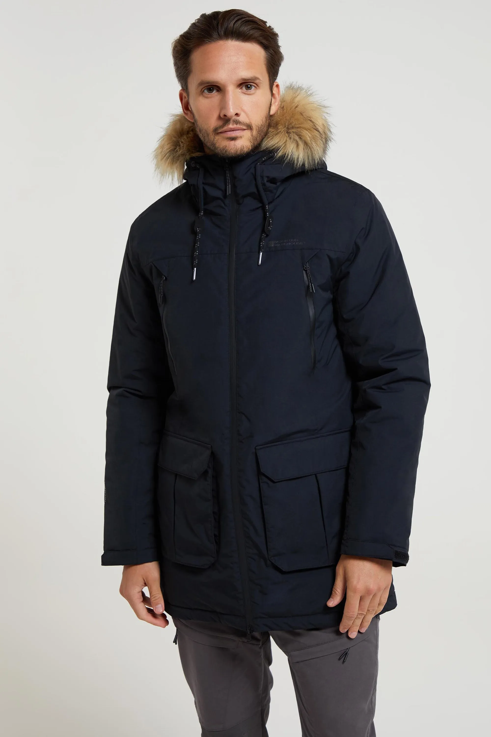 Traverse chaqueta impermeable de plumas para hombre