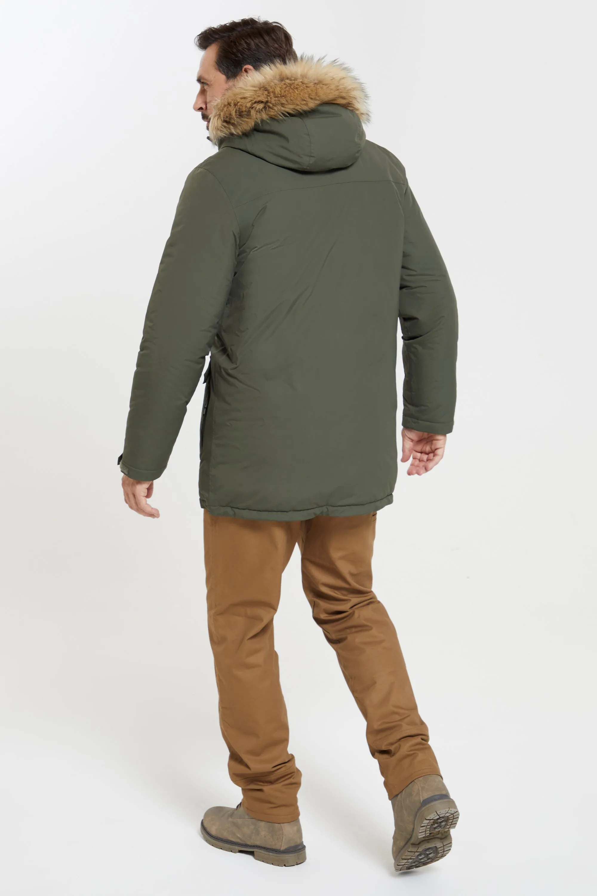 Traverse chaqueta impermeable de plumas para hombre