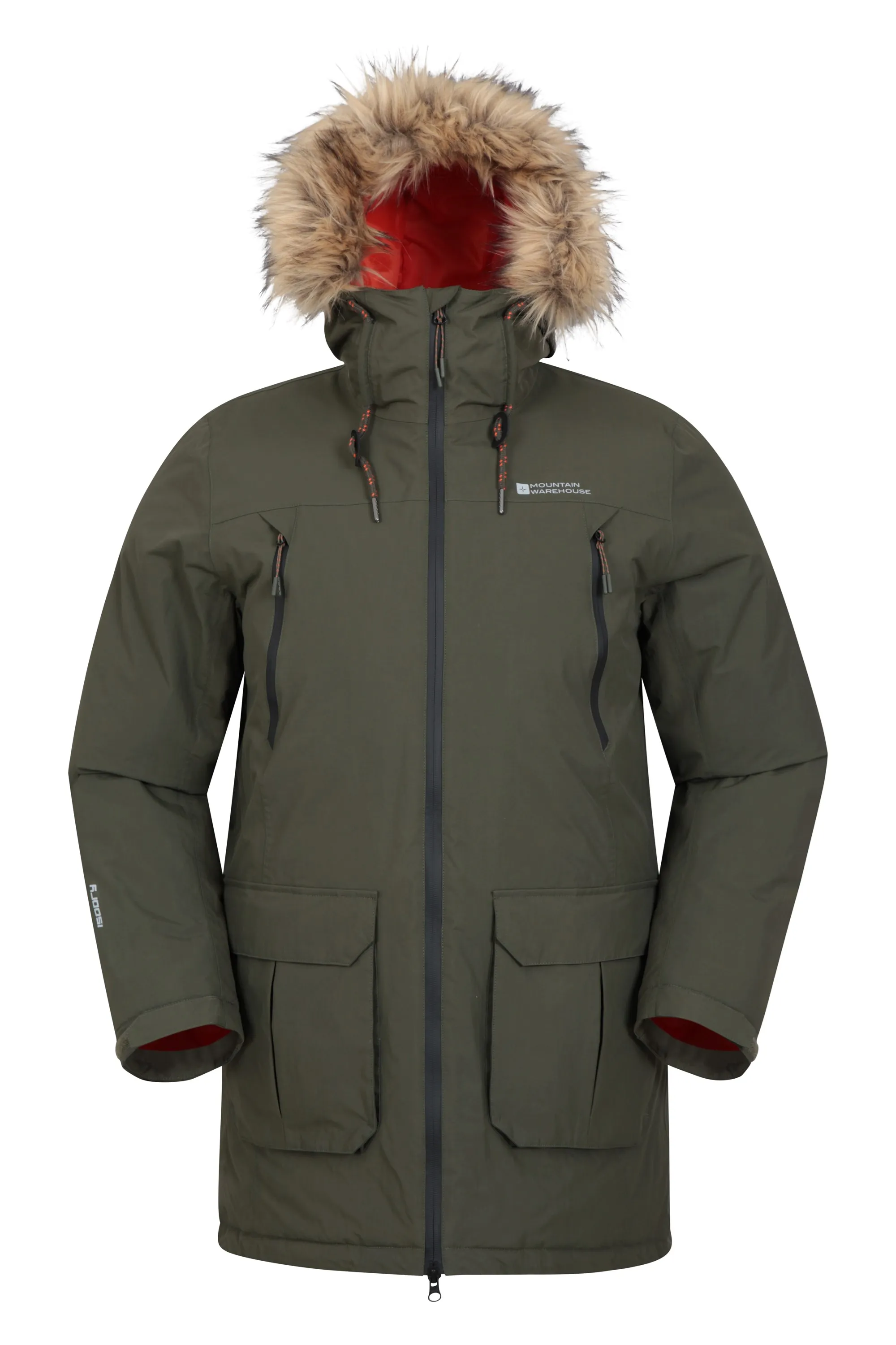 Traverse chaqueta impermeable de plumas para hombre