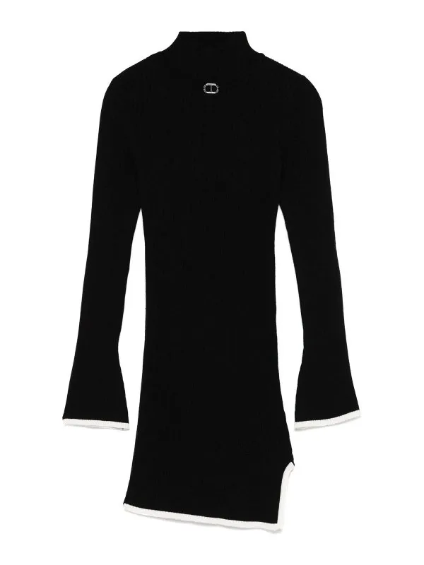 TWINSET VESTIDO MIDI  NEGRO