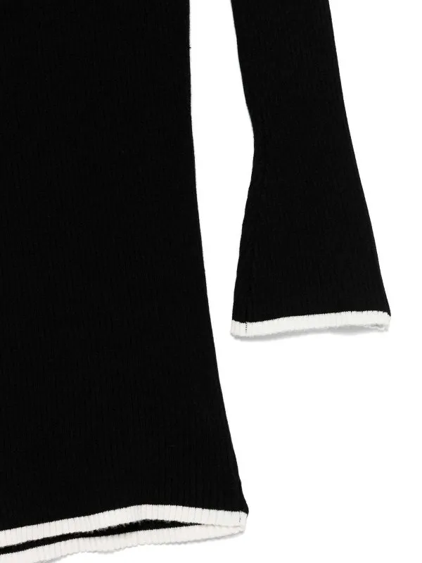 TWINSET VESTIDO MIDI  NEGRO