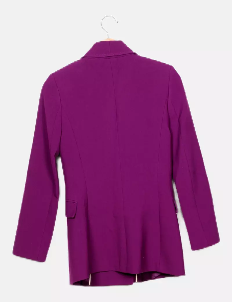 Uterqüe Blazer de vestir morado