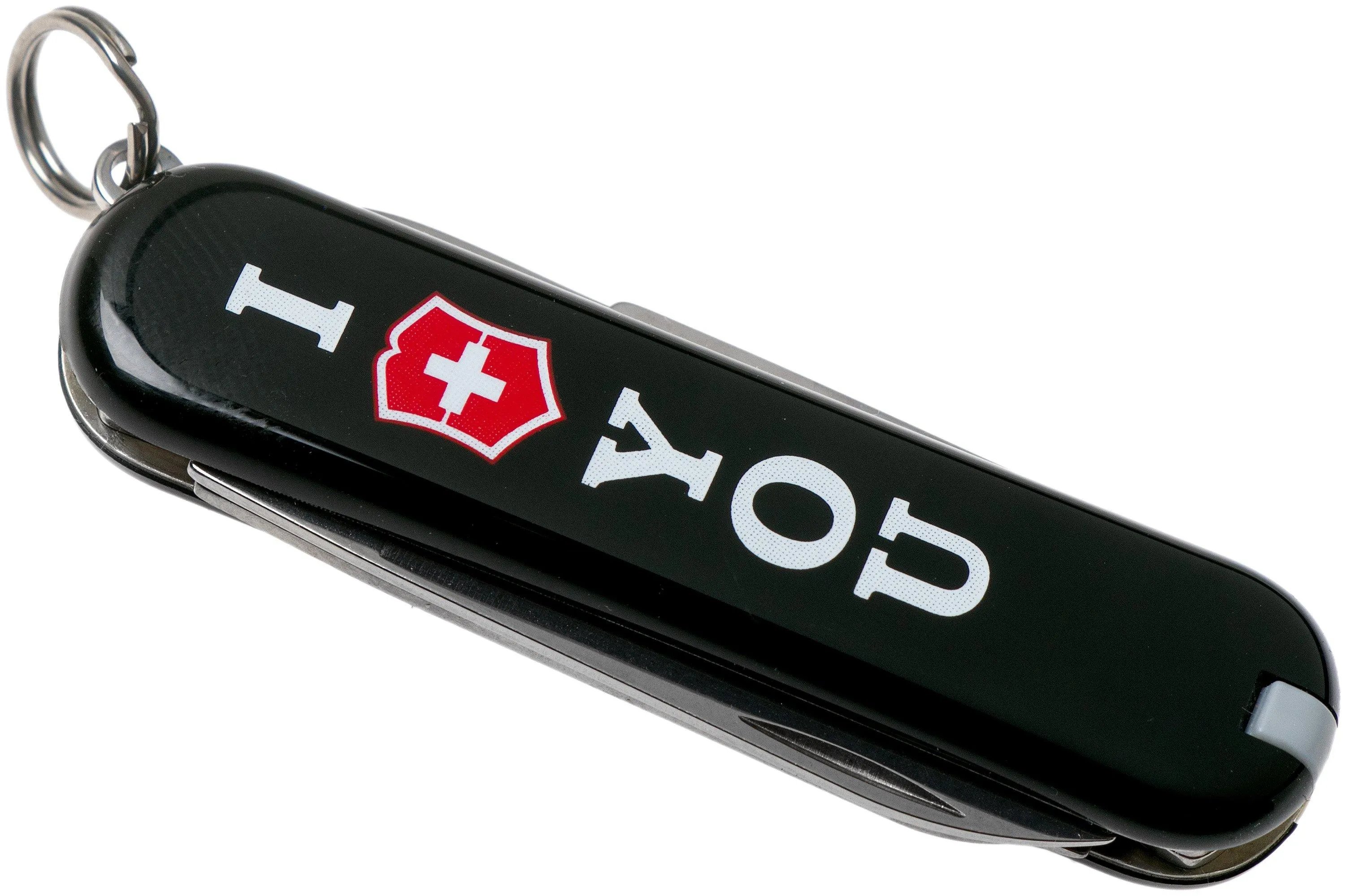 Victorinox Classic ‘The Gift’, I Love You, negro 0.6233.853 navaja suiza