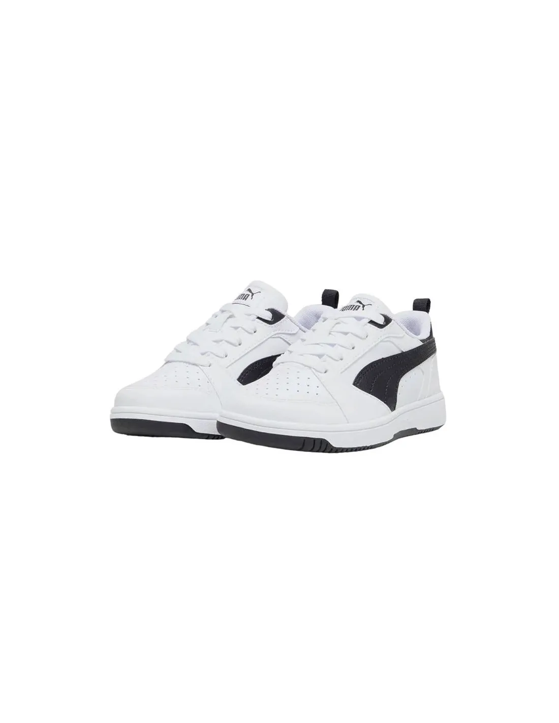 Zapatillas de Puma Rebound V6 Lo A Infantil Blanco Negro
