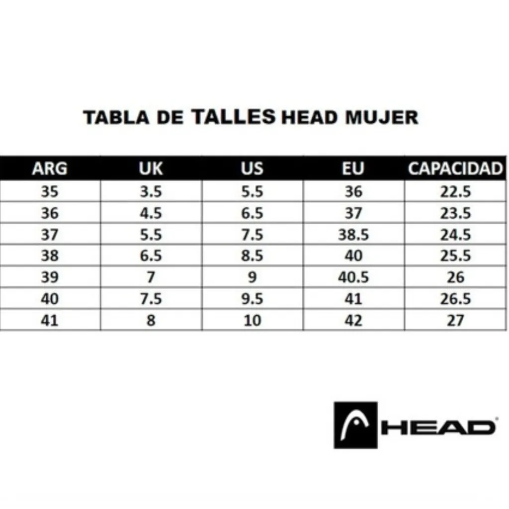 ZAPATILLAS MUJER HEAD MISISIPI II  NG/FU