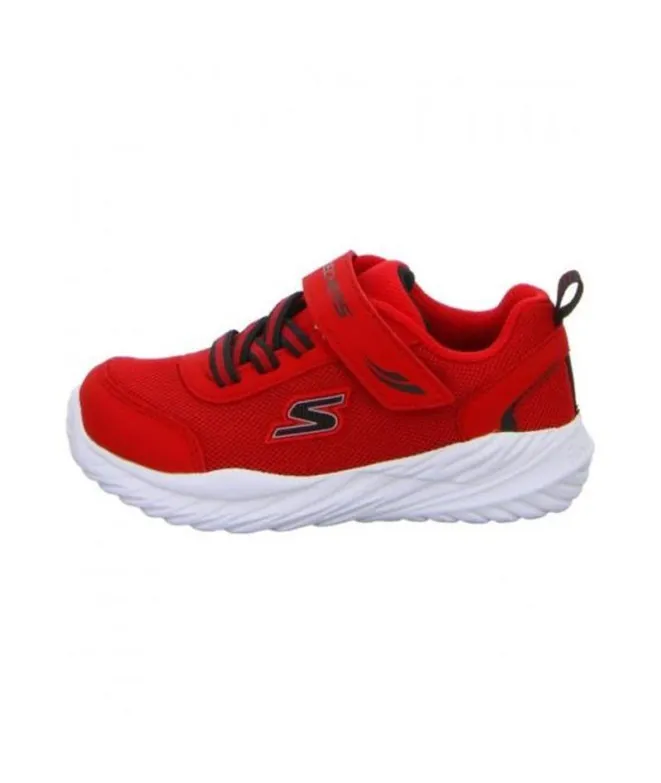 ZAPATILLAS SKECHERS NITRO SPRINTROWZER NIñO ROJO/NEGRO