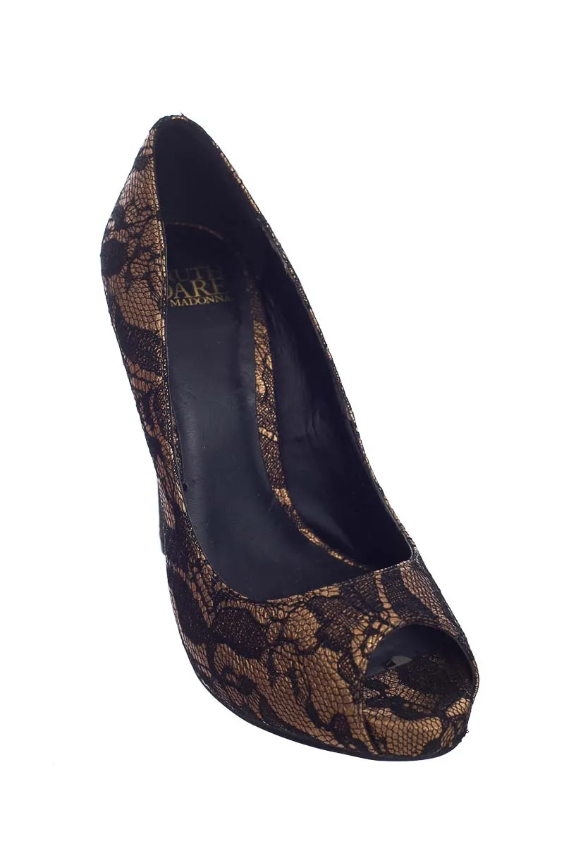 ZAPATOS COLOR DORADO  TRUTH OR DARE BY MADONNA