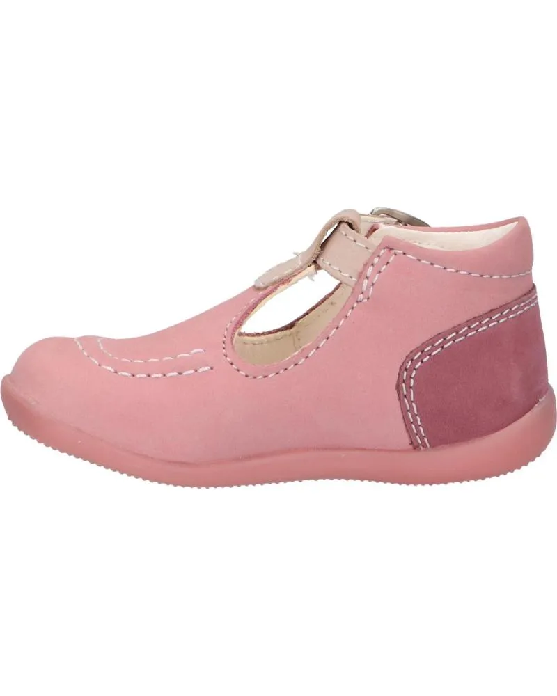 ZAPATOS DE NIñA KICKERS 62101610 BONBEK2 132 ROSE TRICOLORE