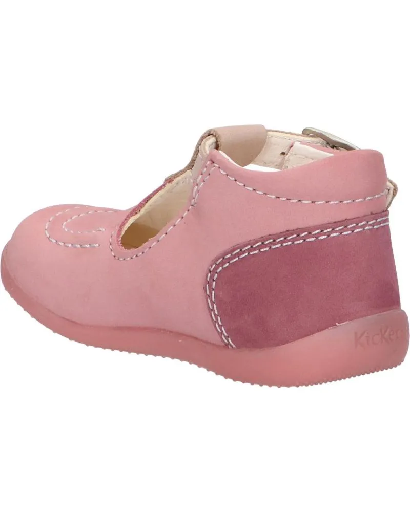 ZAPATOS DE NIñA KICKERS 62101610 BONBEK2 132 ROSE TRICOLORE