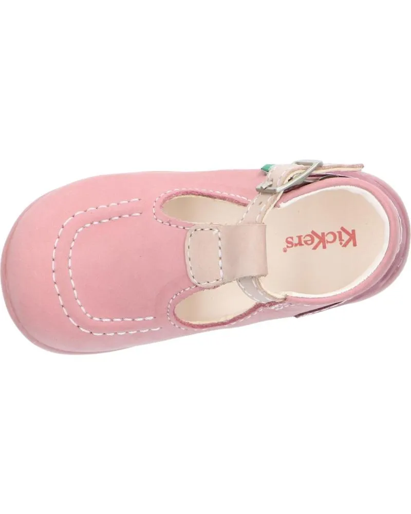 ZAPATOS DE NIñA KICKERS 62101610 BONBEK2 132 ROSE TRICOLORE