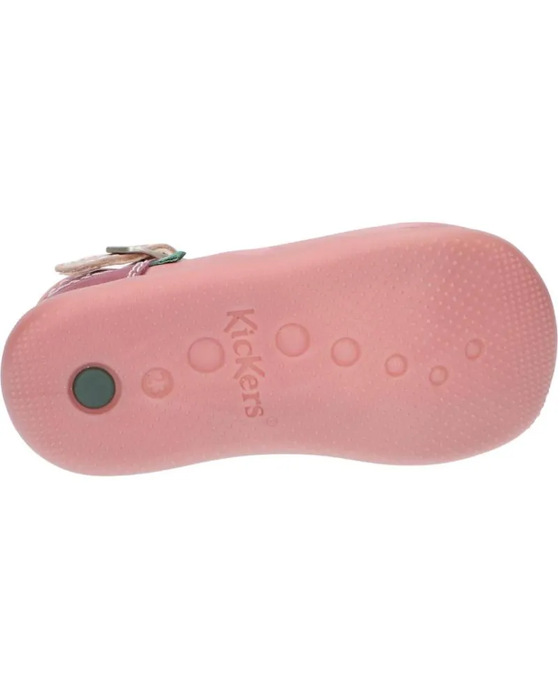 ZAPATOS DE NIñA KICKERS 62101610 BONBEK2 132 ROSE TRICOLORE