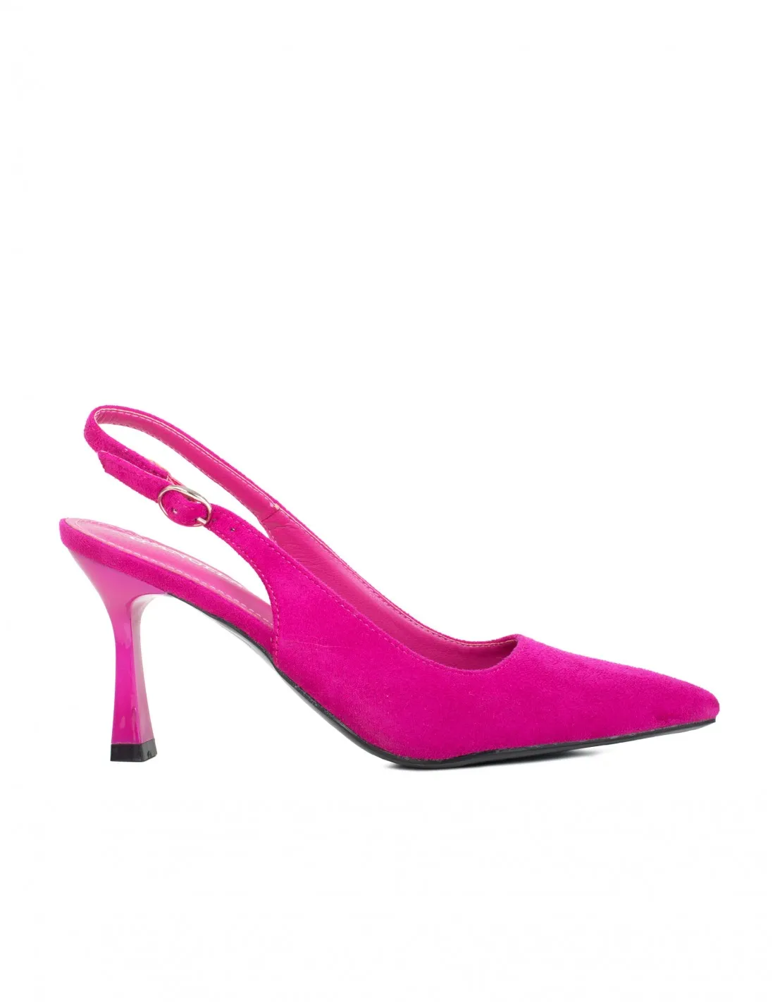 Zapatos Salón Destalonados Fucsia
