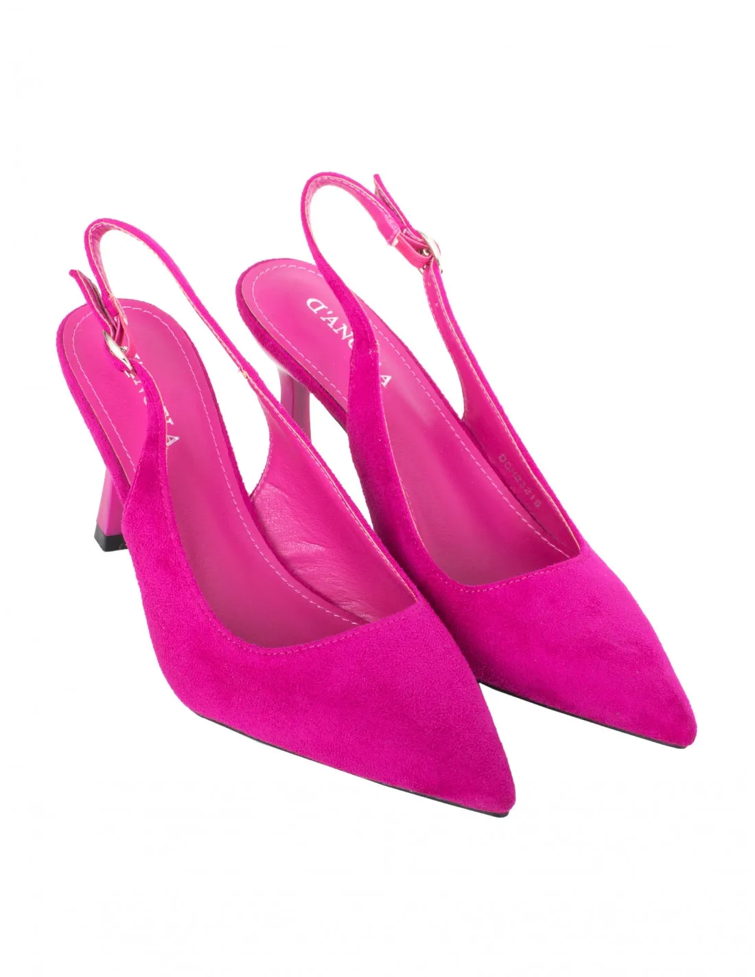 Zapatos Salón Destalonados Fucsia