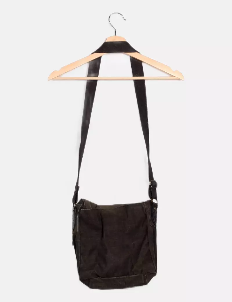 Zara Bandolera verde casual