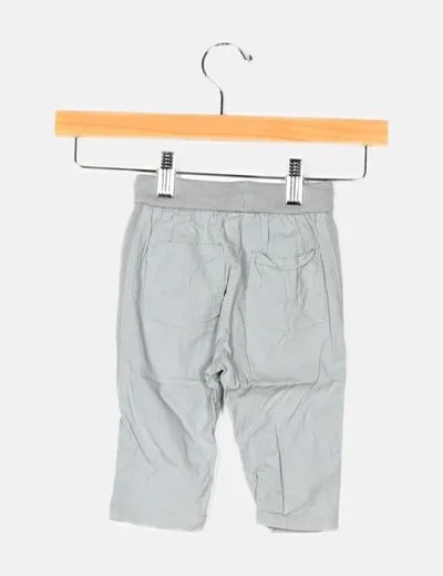 Zara Pantalón baggy verde