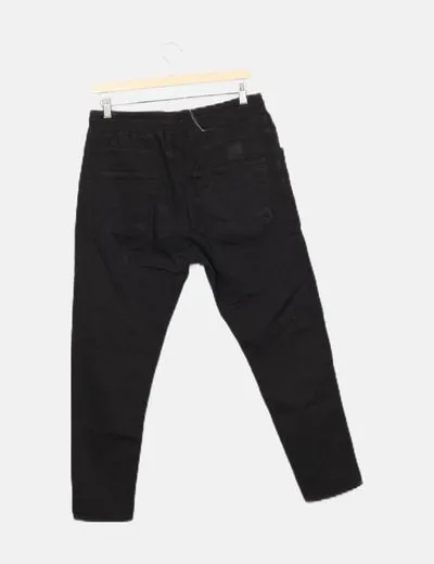 Zara Pantalón jjogger negro