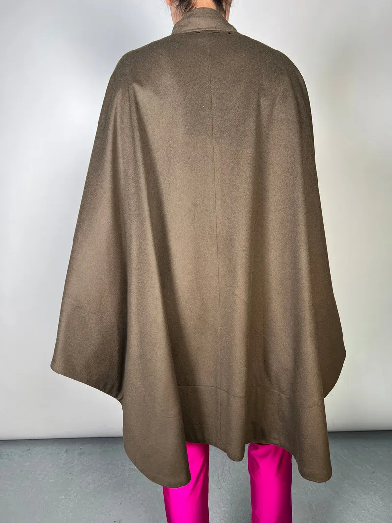 ZARA Poncho Lana