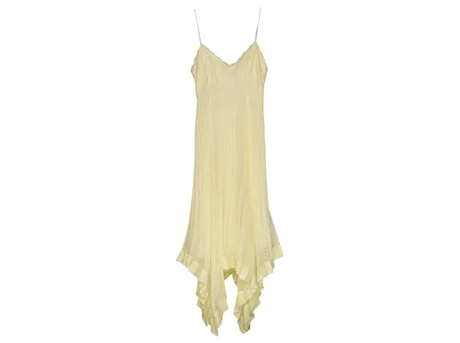 Zimmermann Vestido plisado crema Zimmerman Blanco Crudo 