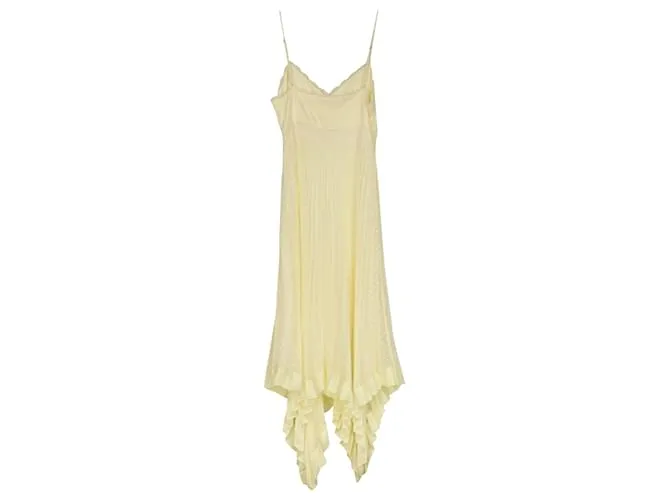 Zimmermann Vestido plisado crema Zimmerman Blanco Crudo 